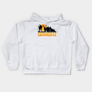 Mahatma Gandhi Father of the Nation Kids Hoodie